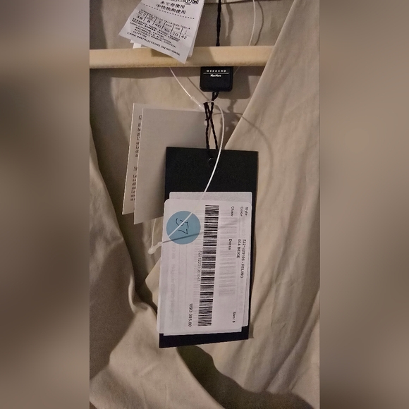 MaxMara Cream Wrap Dress Size 8 - Picture 4 of 12